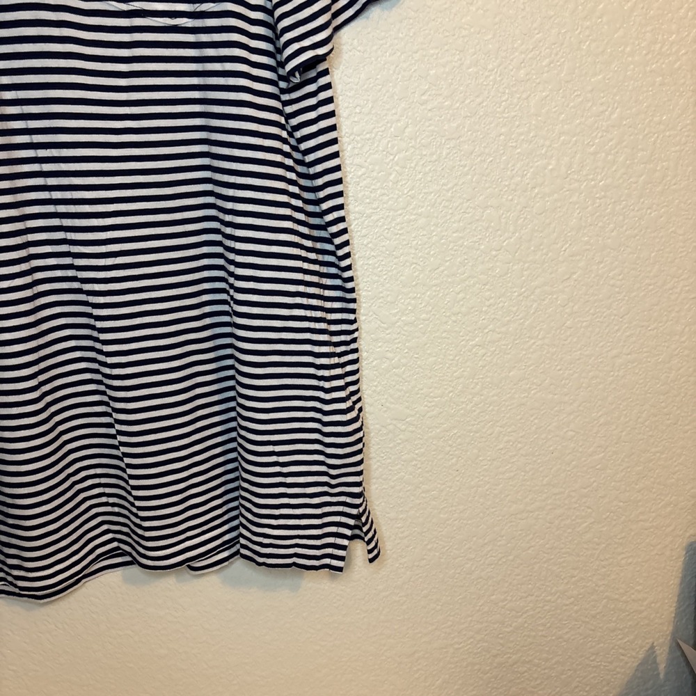 POLO RALPH LAUREN DESIGNER POLO SHIRT Mens XL‎ Striped Blue & white - Picture 10 of 16